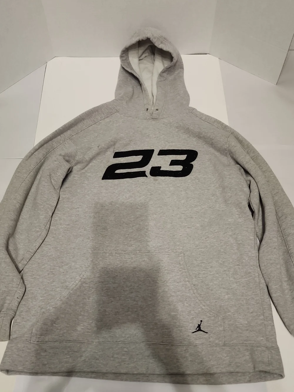 Gray Men's Jordan Brand Hooded Sweatshirt